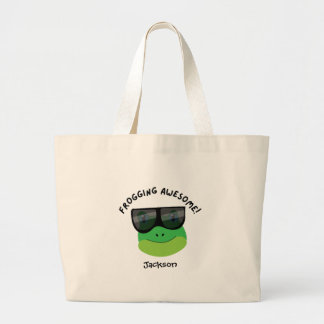Kikkervisje geweldig grote tote bag