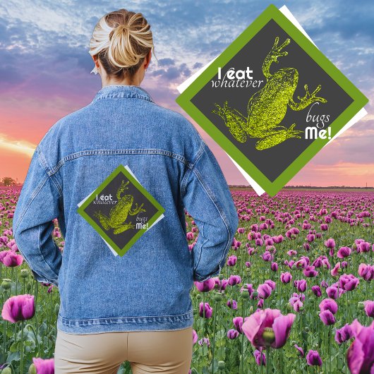 Kikkervisje positieve Denim Jas Jacket