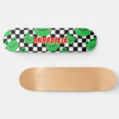 Kikkervisje voor aangepaste naam skateboard (Horizontaal)