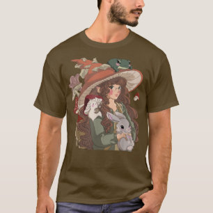 Kikkervisjes van de soort "Cottcore", champignon B T-shirt