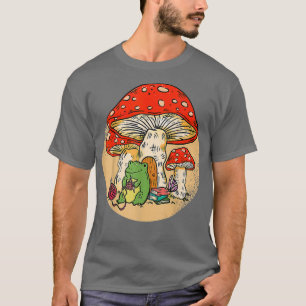 Kikkervisjes voor katoenborst, met champignonbroed t-shirt