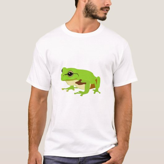 Kikkerviskkikker voor de rode bomen t-shirt (Voorkant)