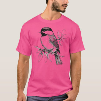 Kikkervisvogel tekening t-shirt