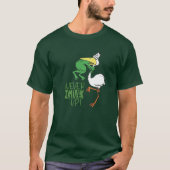 Kikkervogel nooit opgeven t-shirt (Voorkant)