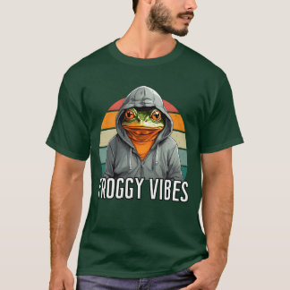 Kikkige Vibes Kikkerontwerp T-shirt