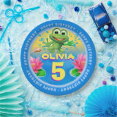 Kikkikker aanpassen bord papierpartij 9 inch (Feest)