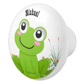 Kikkikker bewerkbare naam keramische knop (Rechts)