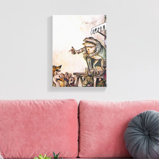 Kikkikker Canvas Afdruk (Insitu (Woonkamer))