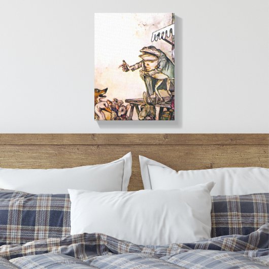 Kikkikker Canvas Afdruk (Insitu (Slaapkamer))