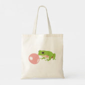 Kikkikker met blaasballon tote bag (Achterkant)