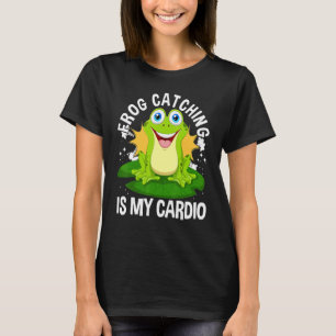 Kikkikker pun kikker vangen is mijn cardio kikker  t-shirt