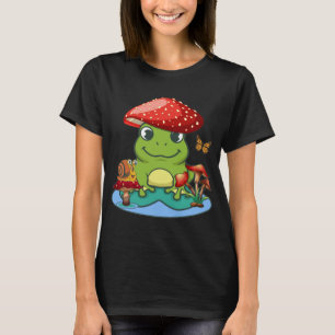 Kikkikker van paddenstoelen Pet slakkenvlinder T-shirt