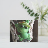 kikkikkerkbeklimmer briefkaart (Staand voorkant)