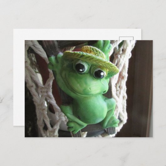 kikkikkerkbeklimmer briefkaart (Voorkant / Achterkant)