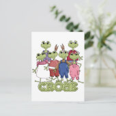 Kikkikkerkoverhemden en kikkerrog briefkaart (Staand voorkant)