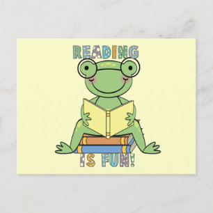 Kikkikkerlezen is Fun T-shirts en cadeautjes Briefkaart