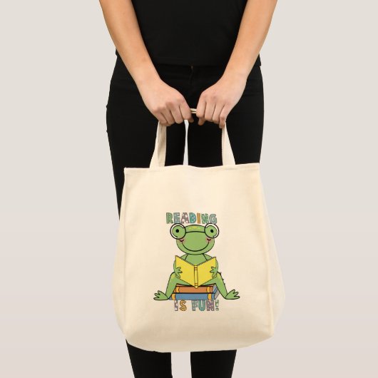 Kikkikkerlezen is Fun T-shirts en cadeautjes Tote Bag (Voorkant (product))