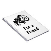 Kikkikkermonogram Notitieboek (Rechterzijde)