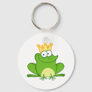 Kikkikkers kruin groene staart Cartoon Sleutelhanger