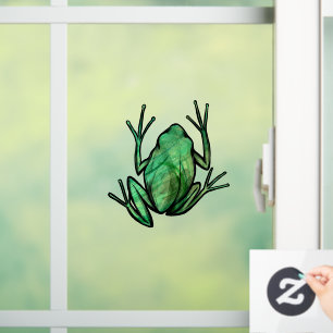 Kikkikkers van de Cute Tree Artistic Kikkers Ik ho Raamsticker