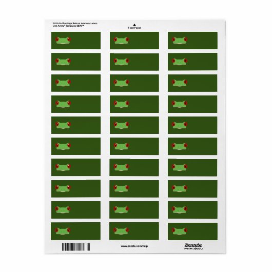 Kikkikkerzijde Etiket (Full Sheet)