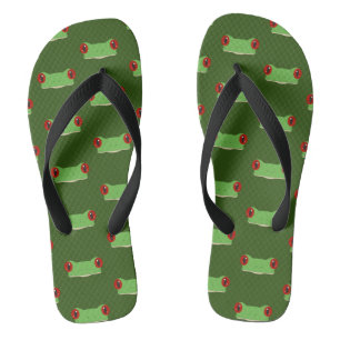 Kikkikkerzijde Teenslippers