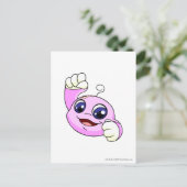 Kiko Pink Briefkaart (Staand voorkant)