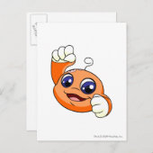 Kiko Sinaasappel Briefkaart (Voorkant / Achterkant)