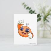 Kiko Sinaasappel Briefkaart (Staand voorkant)