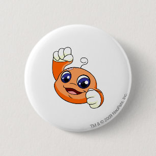 Kiko Sinaasappel Ronde Button 5,7 Cm