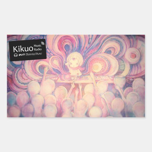 Kikuo Music Radio / Hoshi-kun DJ Sticker (Devant)