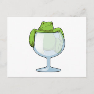 Kikvors Glas Briefkaart