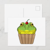 Kikvors met Muffin Briefkaart (Voorkant / Achterkant)