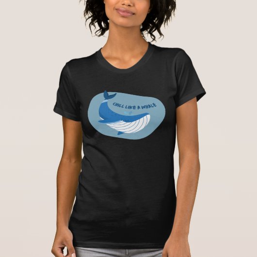 Kil als een walvis t-shirt (Voorkant)