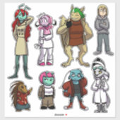 KiLA iLO Main Cast Sticker Sheet (Vel)