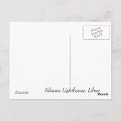 Kilauea Lighthouse Briefkaart (Achterkant)