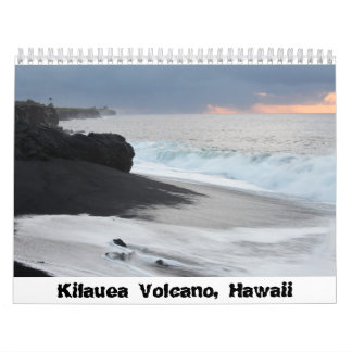 Kilauea Volcano, Hawaii Kalender