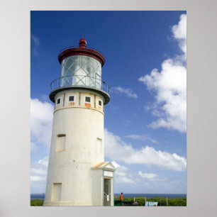 Kilauea-vuurtoren Poster