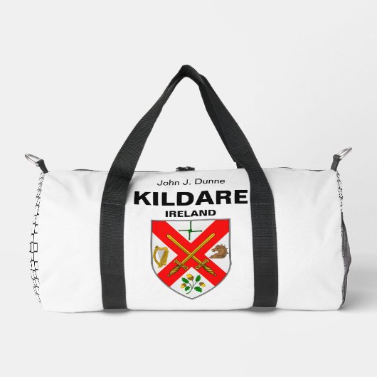 Kildare Ierland - Iers gepersonaliseerd Plunjezak (Voorkant)