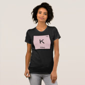 Kiley Naam Chemie Element Periodiek Systeem T-shirt (Voorkant volledig)