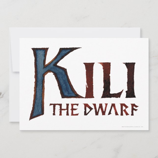 KILI DE DWARF™ naam (Voorkant)