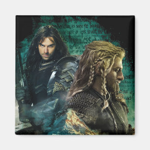 Kili en Fili over Erebor Magneet