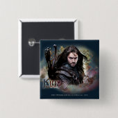 Kili met naam vierkante button 5,1 cm (Voorkant /achterkant)