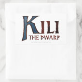 Kili-naam Rechthoekige Sticker (Tas)