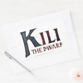 Kili-naam Rechthoekige Sticker (Envelop)