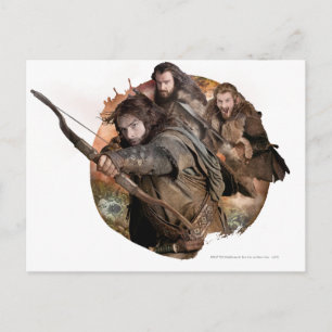 Kili, THORIN OAKENSHIELD™ en Fili Briefkaart