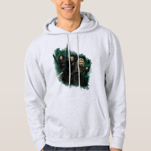 Kili, THORIN OAKENSHIELD™ en Fili Graphic Hoodie