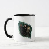 Kili, THORIN OAKENSHIELD™ en Fili Graphic Mok (Links)