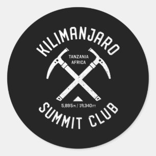 Kilijaro Summit Club I beklom Kilijaro Ronde Sticker