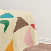 Kilim driehoek patroon beige tafelkleed (Voorbeeld)